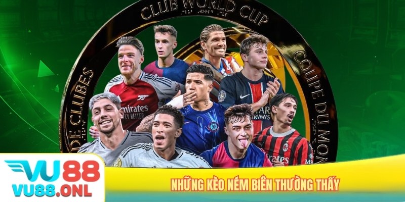 Những kèo ném biên thường thấy
